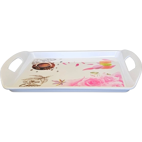 TO01D OASIS RECT TRAY DECO 15 INCH W/HANDLE