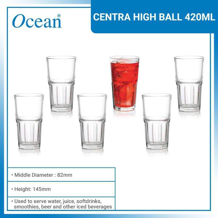 Ocean Centra HB Glass Set 6 Pieces 420ml 5P01962