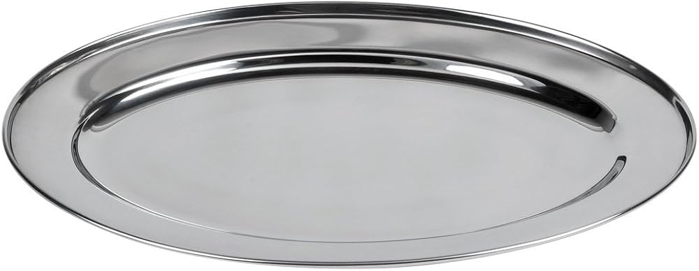Signature Oval Tray - 45cm Stainless Steel (SGOT45)
