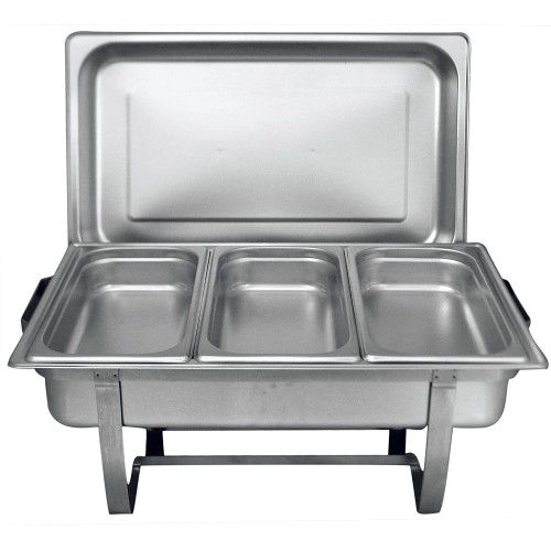 Premier Stainless Steel Chafing Dish - Triple Compartments (PCD3)