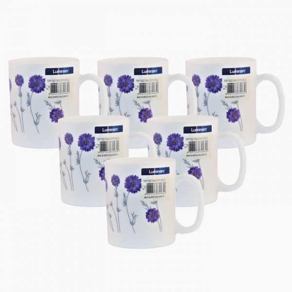 844658 Q3341 PENSEE PURPLE MUG 32CL 6PC