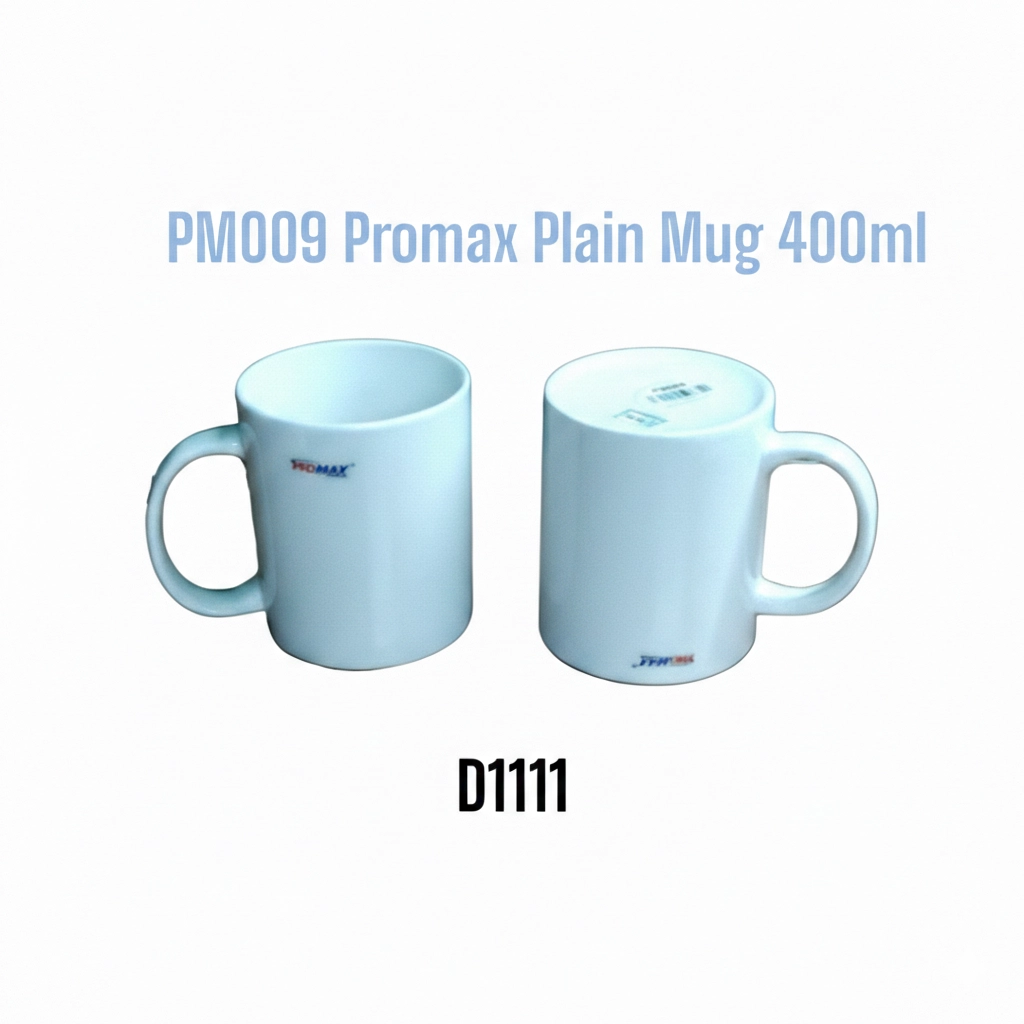 Promax Plain Mug 400ml - Model D1111