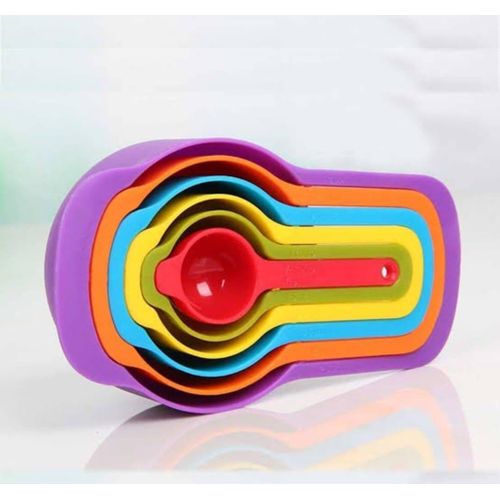 Rainbow Measuring Spoon Set - 6pcs