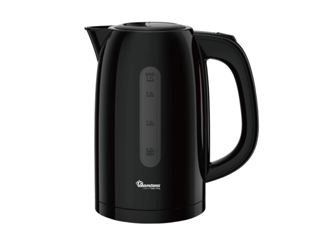 RM766 RAMTONS BLACK CORDLESS ELECT KETTLE 1.7LT