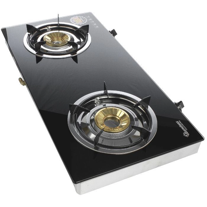 RG537 RAMTONS 2B GLASS TOP GAS COOKER