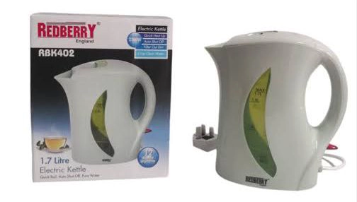 Redberry Electric Kettle - 1.7L Green Window (RBK402)