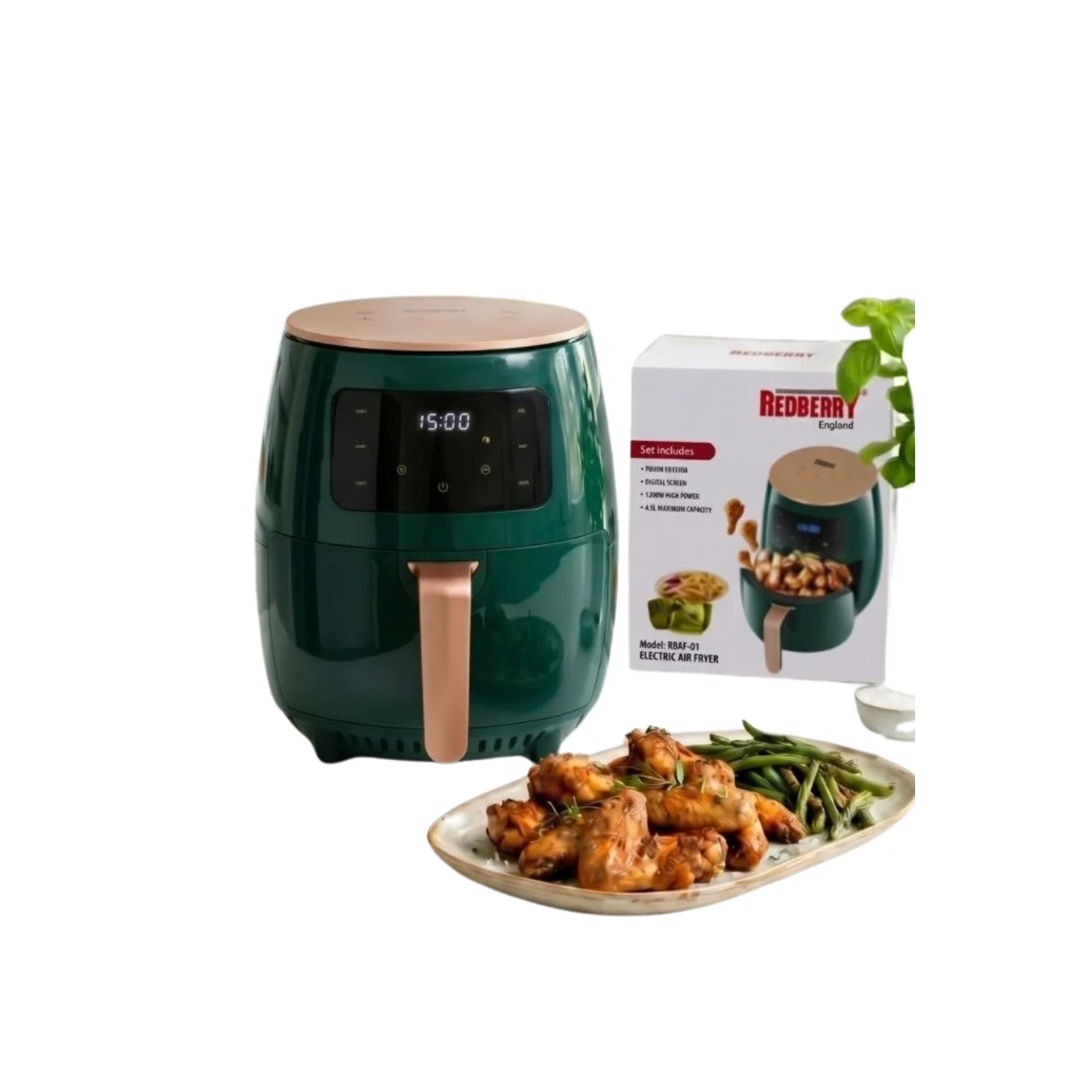 Redberry Air Fryer 4.5lt Rbaf01