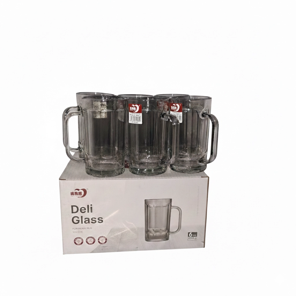 394802 ZB18310HS R/B DELI GLASS MUG 300ML 6PC