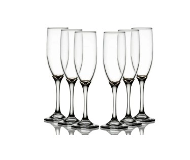 Redberry Gloreca Flute Glass Set 6 Pieces 180ml GL3096