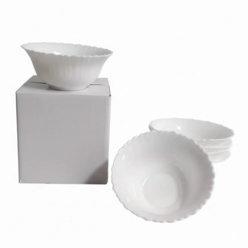 Redberry Spin Soup Bowl - White, 6 Pieces, 6