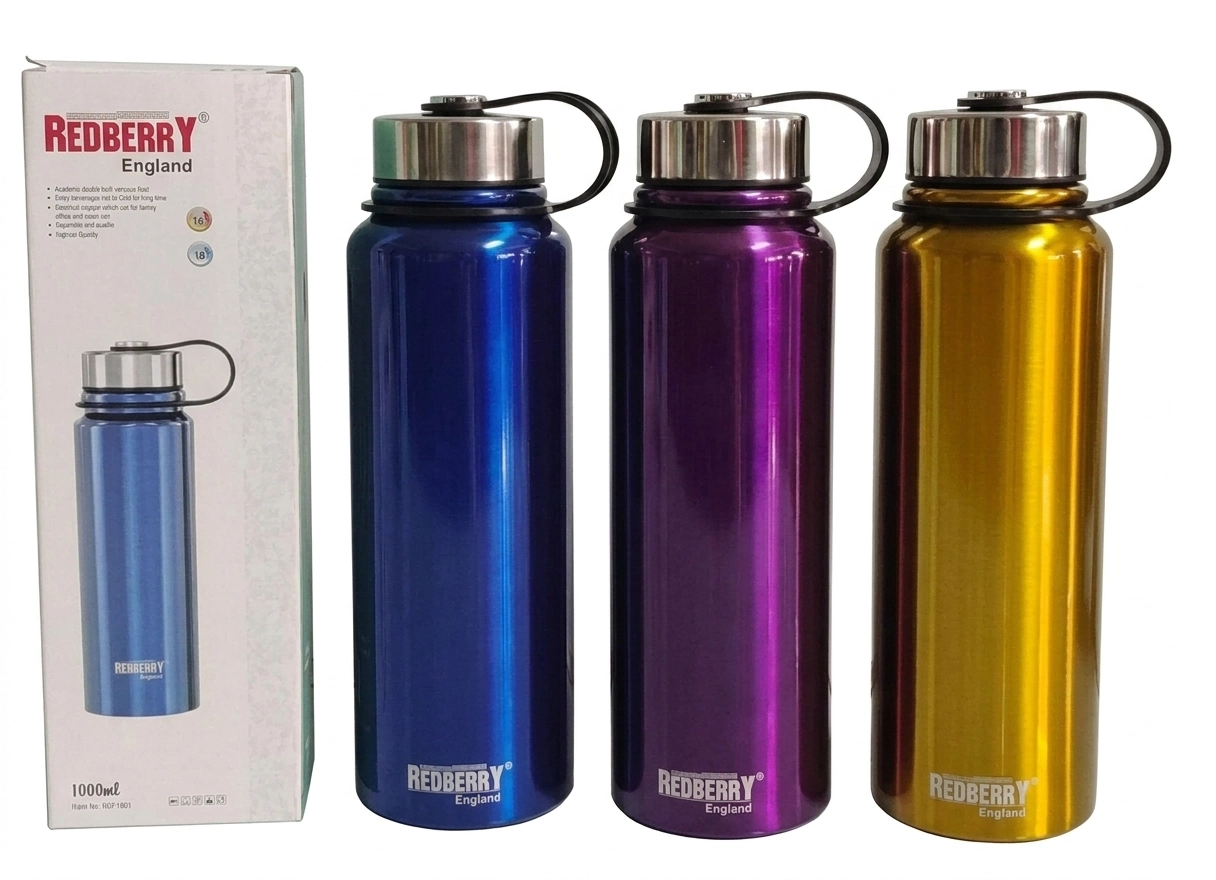 662581 RSF1003 R/B S/S FLASK 1000ML