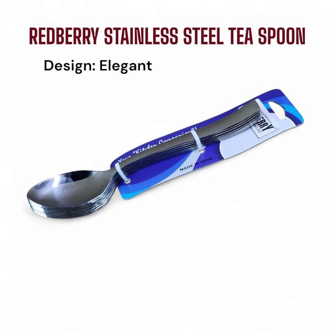 Redberry Stainless Steel Keya Tea Spoon Set 6pcs