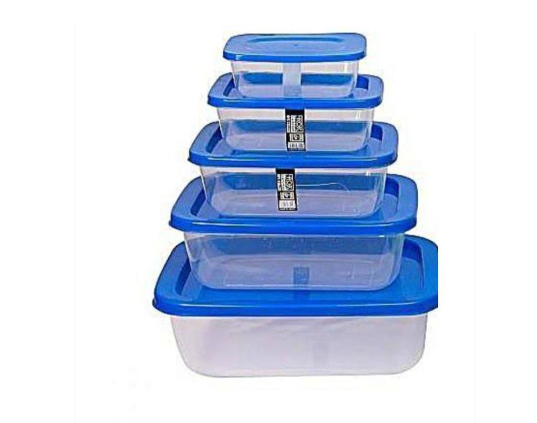 ROK Clear Food Storage Container Set – 5 Pieces (PWDFC15)