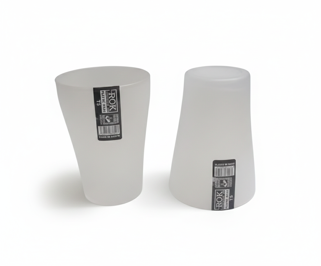 PWT2CLEAR ROK PLASTIC GLASS