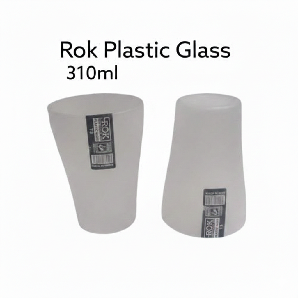 PWT2CLEAR ROK PLASTIC GLASS