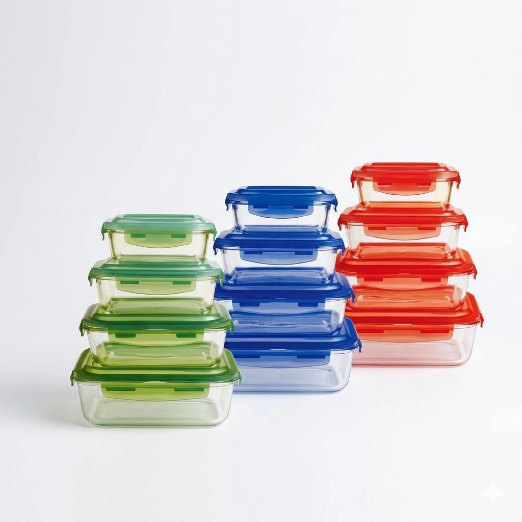 Signature Glass Storage Bowl Set - 4 Pieces (SGHBR4)