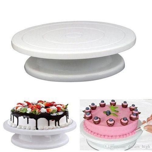 Signature 28cm Cake Turntable - 360° Rotating Decorating Stand