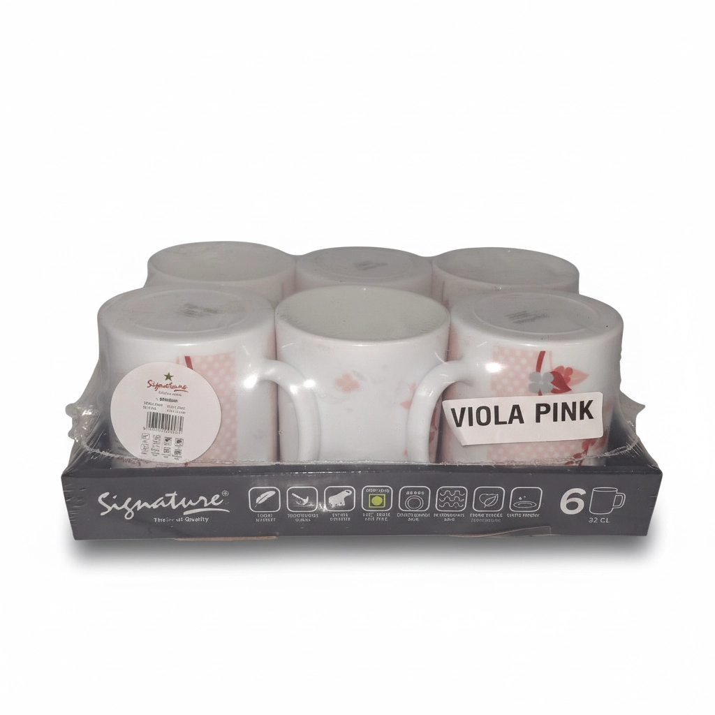 32VIPI SIG VIOLA PINK MUG 32CL 6PC