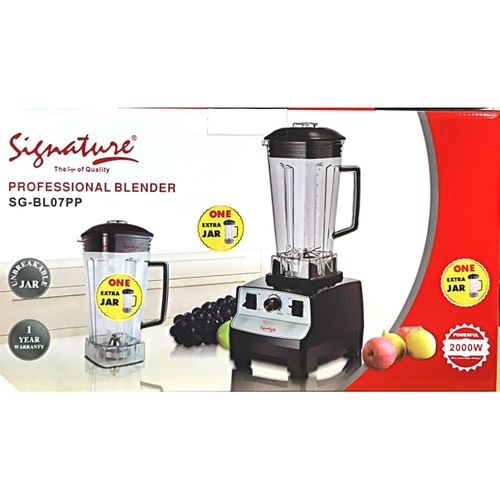 Sgbl07pp2 Sig Comm Blender 2000w 2 Jug 2lt