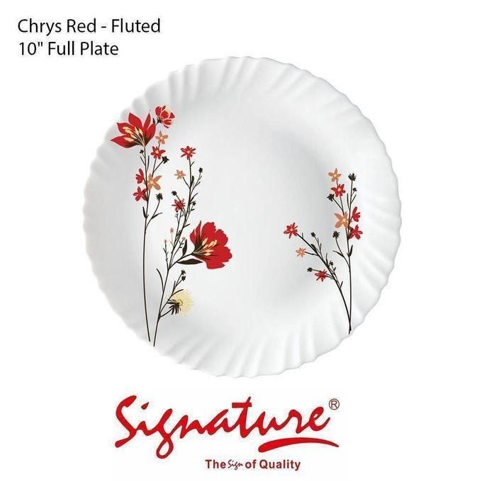 10chre Sig10 Inch Chrys Red D/P 6pc 130929