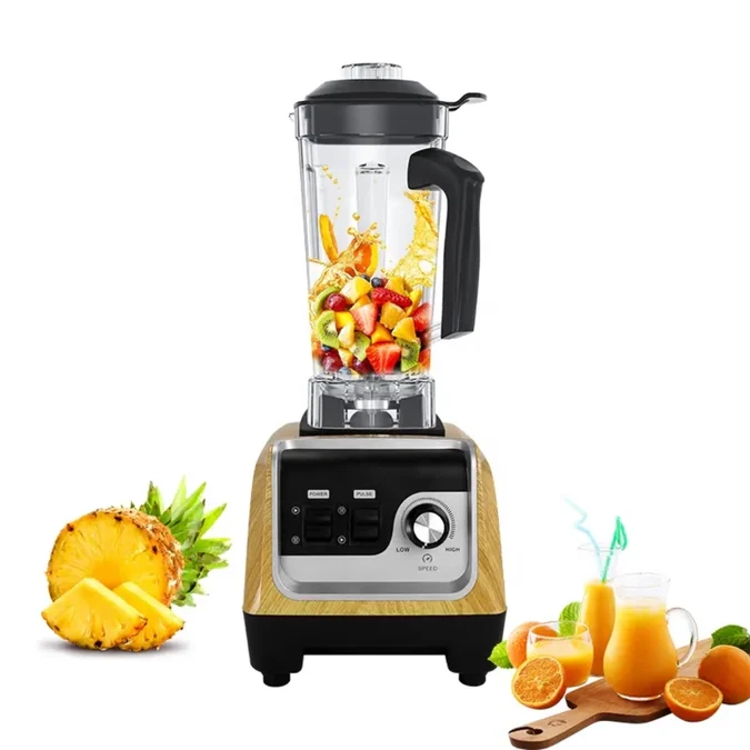 Signature SG-BL09 Commercial Blender - 1600W, 2L Jar, Wooden Finish
