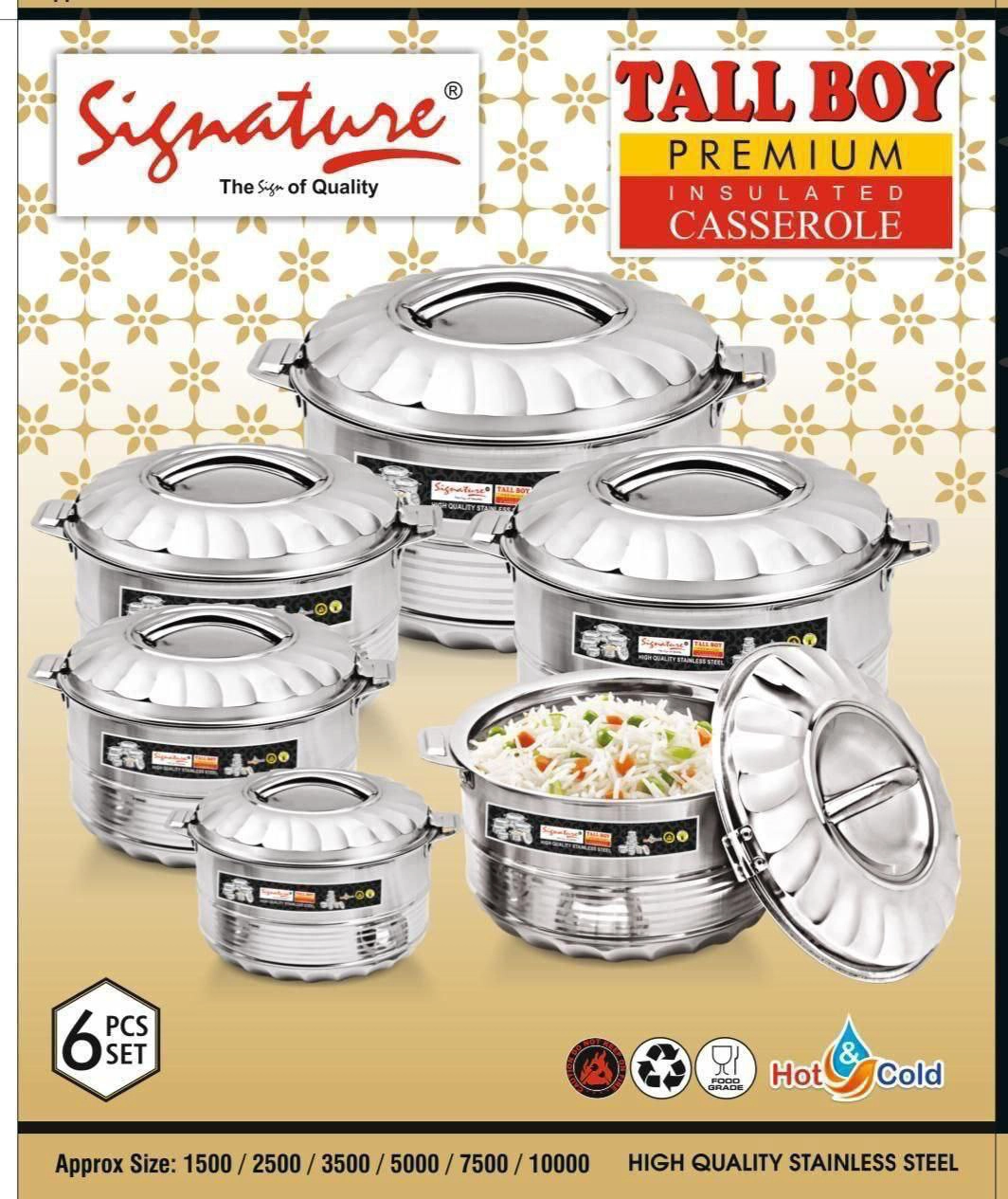 SGHP6TALLBOY SIG TALL BOY H/POT 6PC