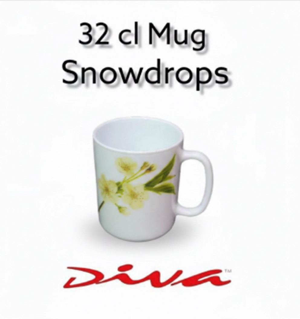 338285 SNOW DROPS MUG 32CL