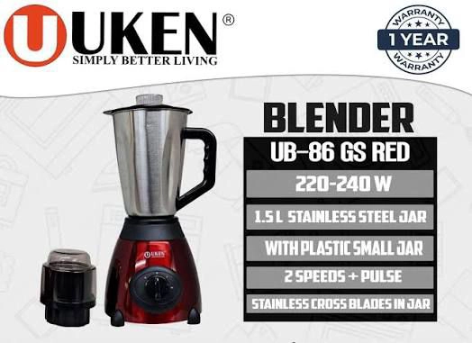 Uken Steel Blender (UB86GS)