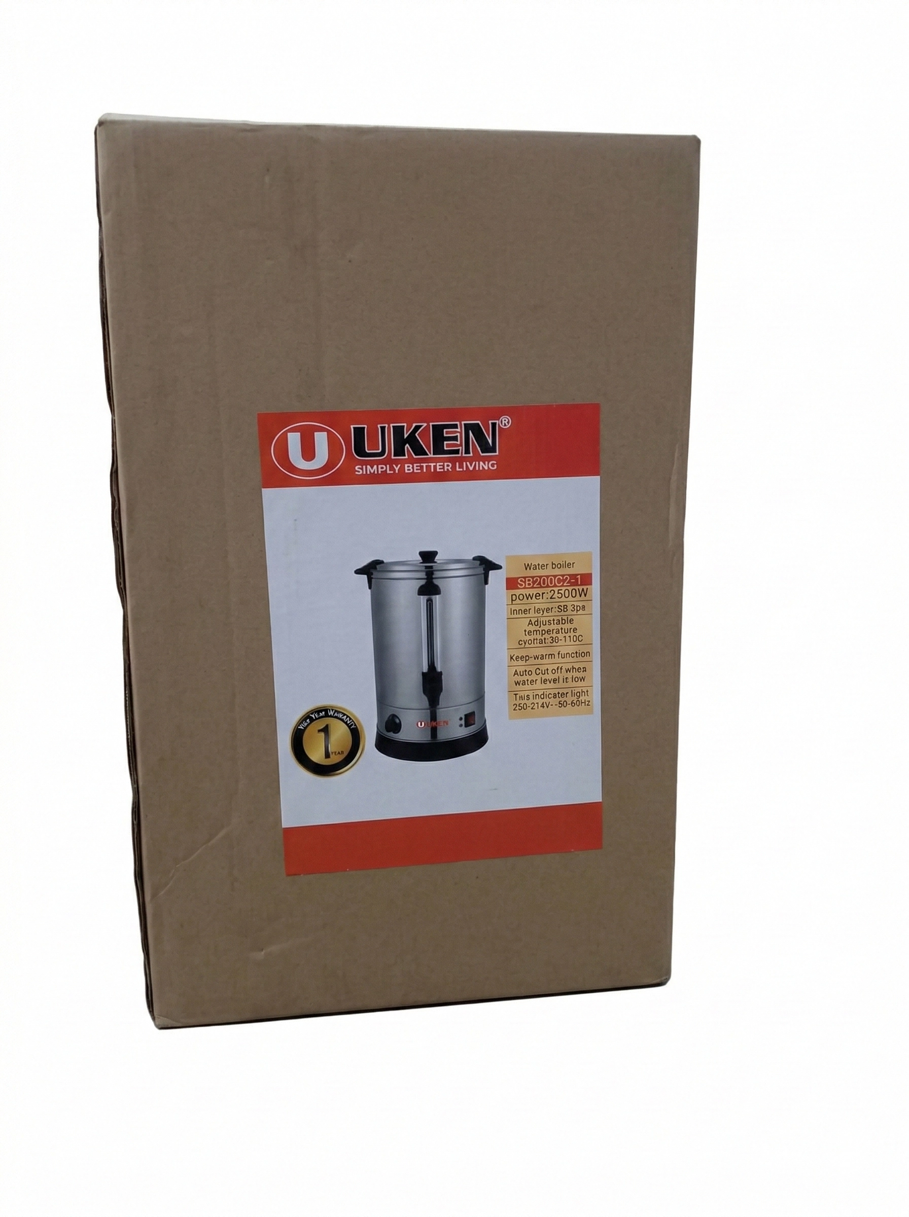 UITU15 UKEN INSULATED TEA URN 15LT