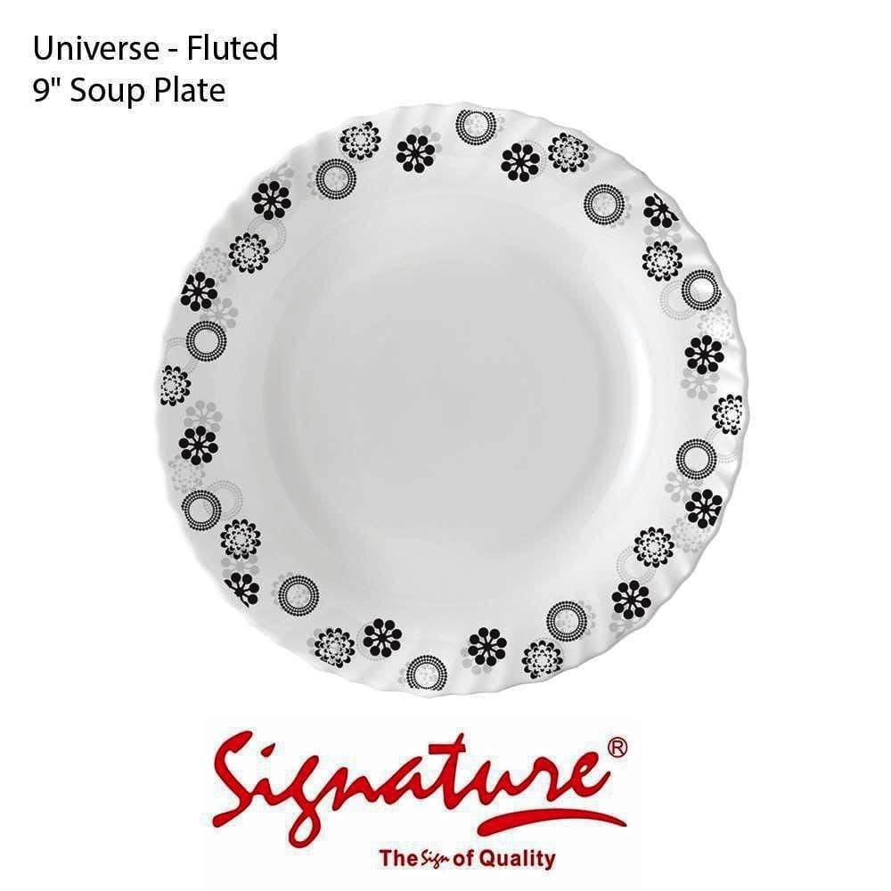 9UNFL DIVA 9 INCH UNIVERSE FLUTED S/P 6PC 131025