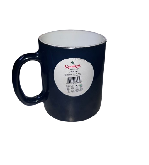 Signature Black/White Mug Set - 6 Pieces, 32cl (S32BW)