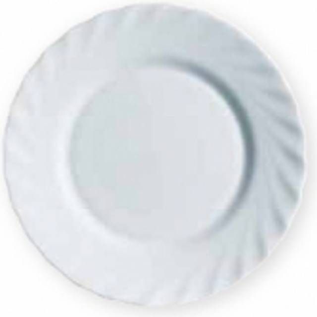 N3647 Trianon White Dessert Plate 20cm 6 Pcs