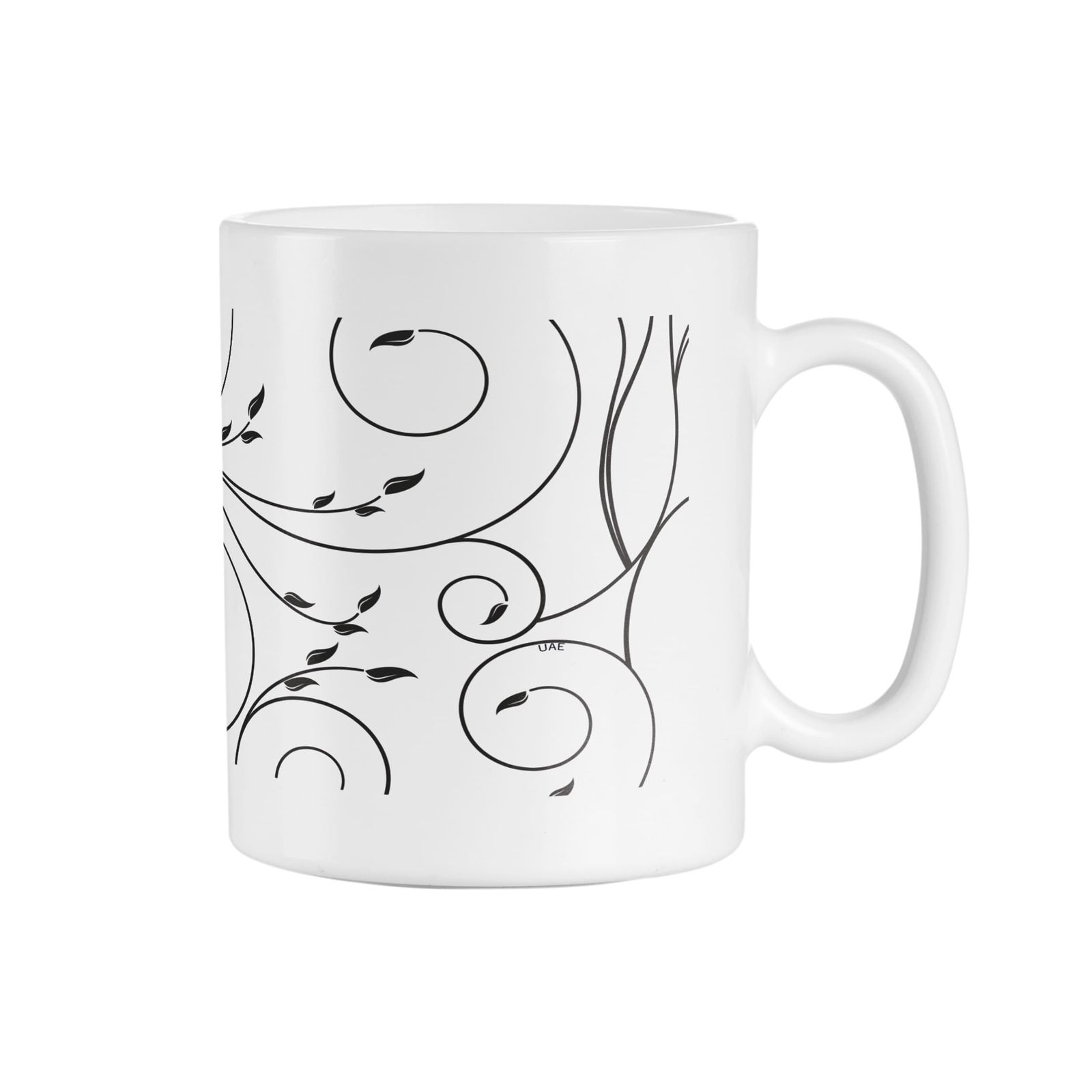 Luminarc Essence Adiva Black Mugs - 32cl, 6 Pieces (EAB32)