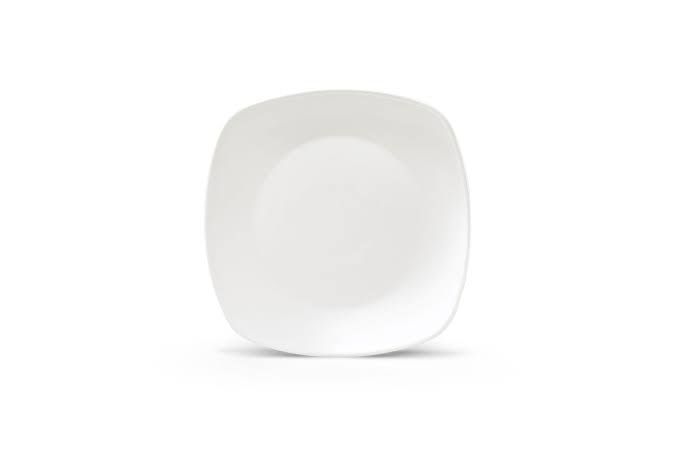 Diva Square White Side Plate Set - 6 Pieces (SPSQWH)