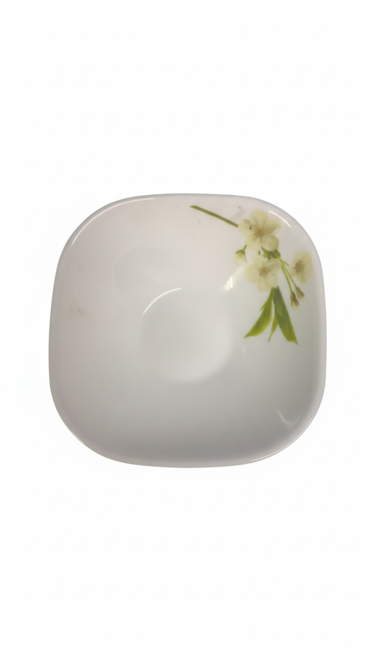 Signature Snow Drop Square Bowl - Ceramic (SBSQSN)