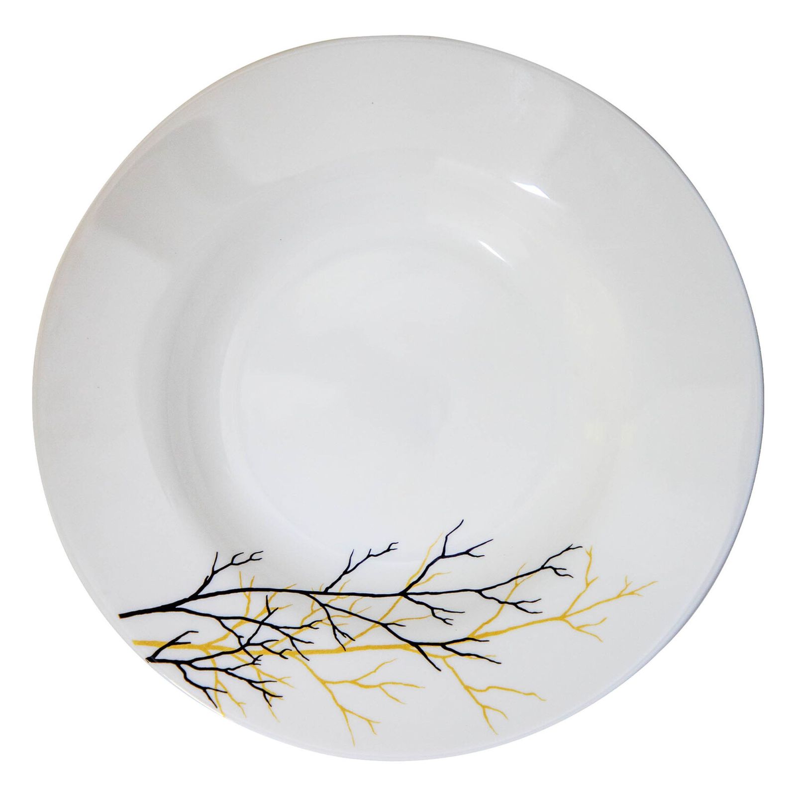 Golden Fall Soup Plate Set - 6 Pieces (DSP9GOFA)