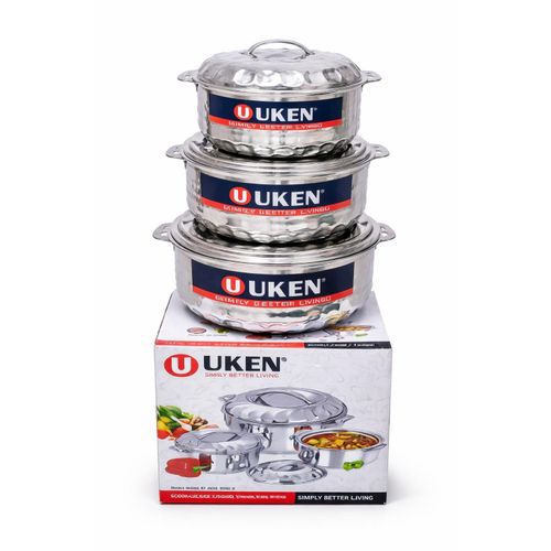 Uken 3pc Hot Pot 5/7.5/10 U57510