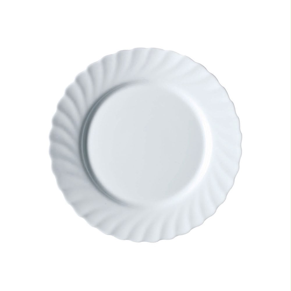 Luminarc  Trianon White Dinner Plate 25cm 6pc N3645