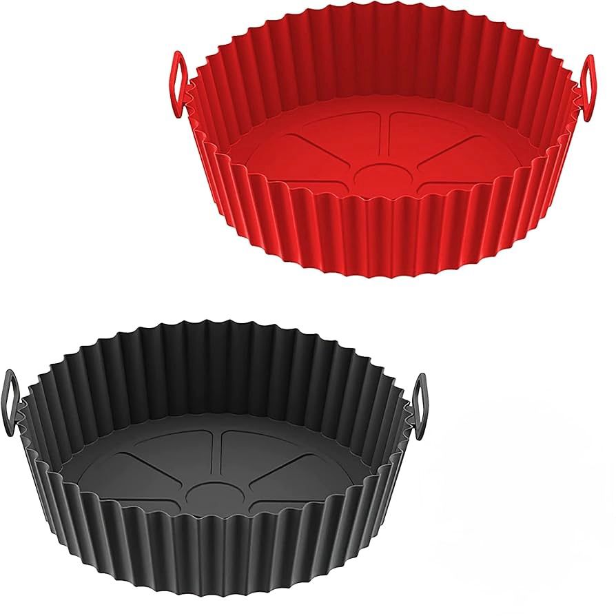 Silicone Air Fryer Linear Round Saflrd