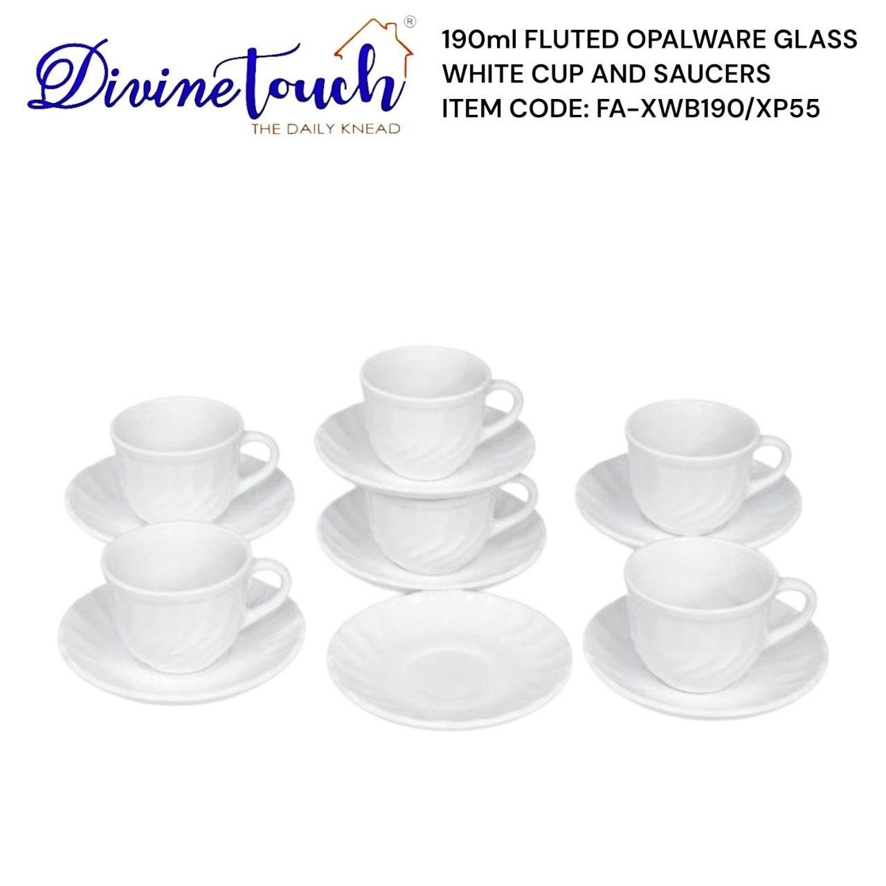 Store Some White Cup Saucer 190ml Faxwb19012t