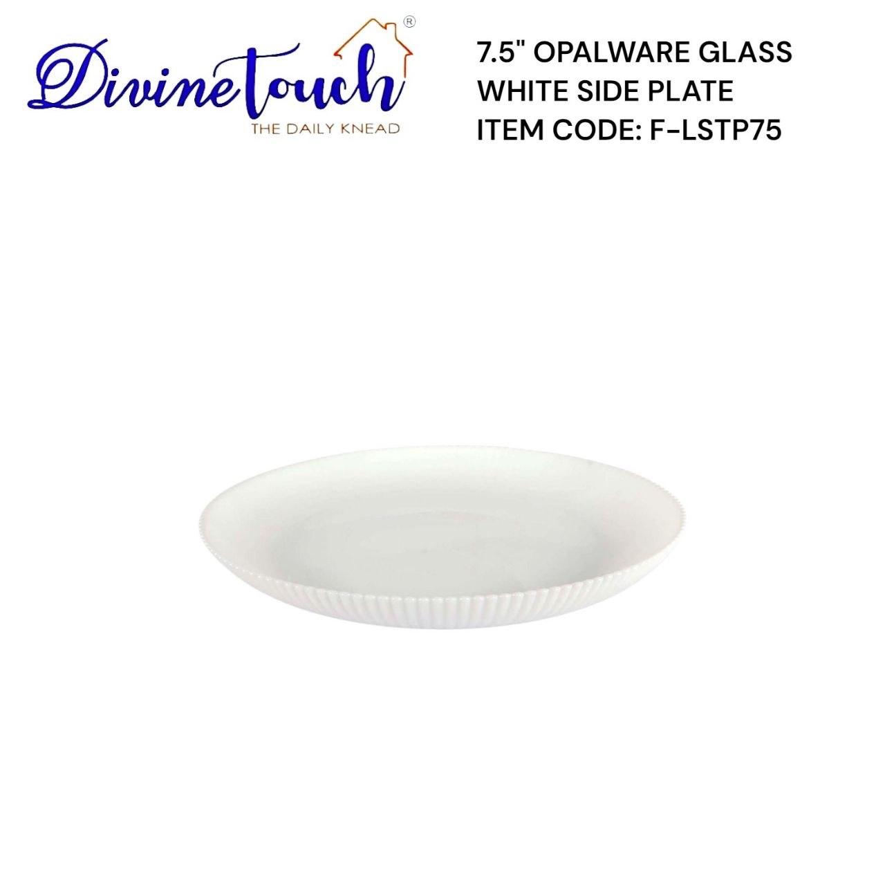 Store Some White Side Plate 7.5 Inch Flstp75