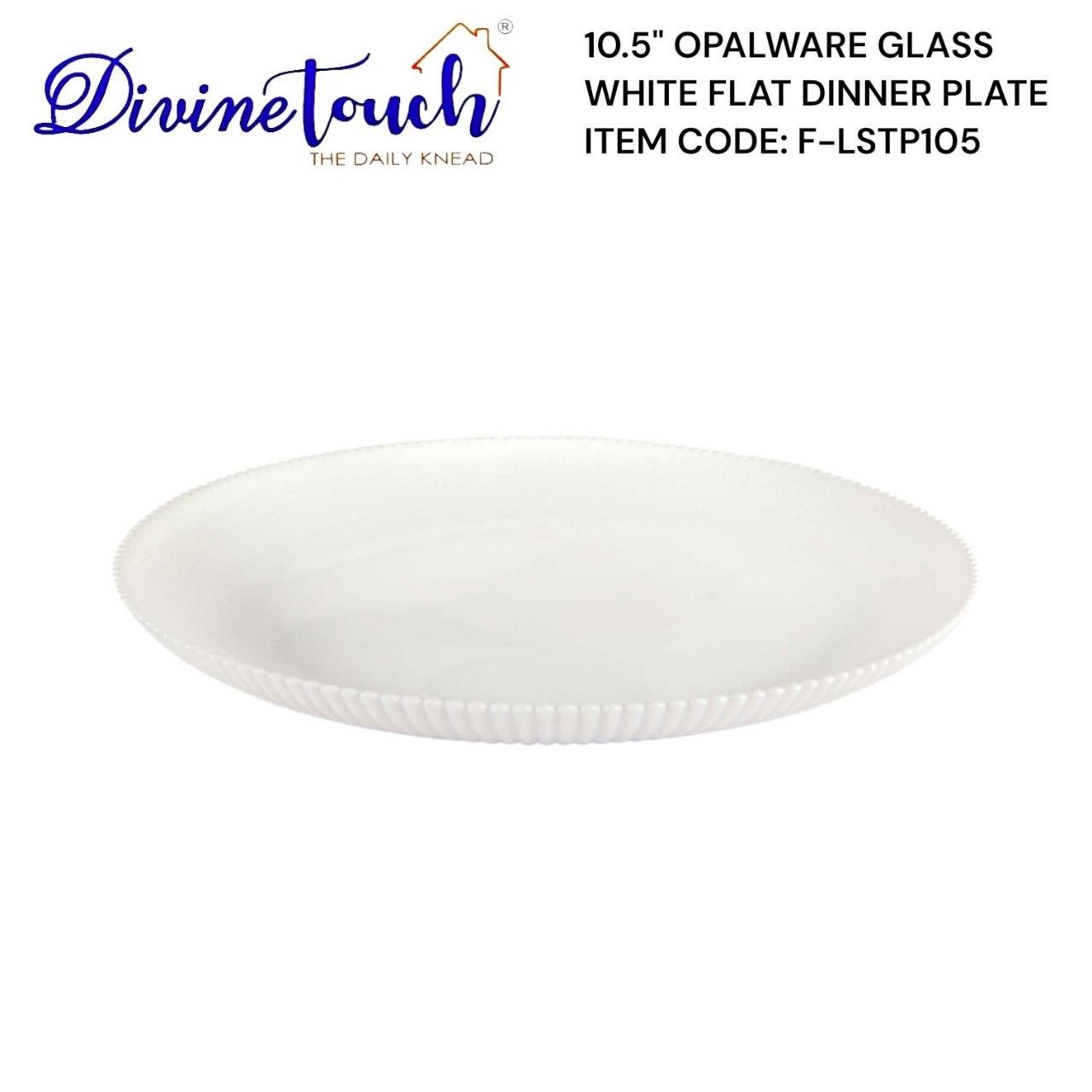 Store Some White Dinner Plate 10.5inch Flstp105