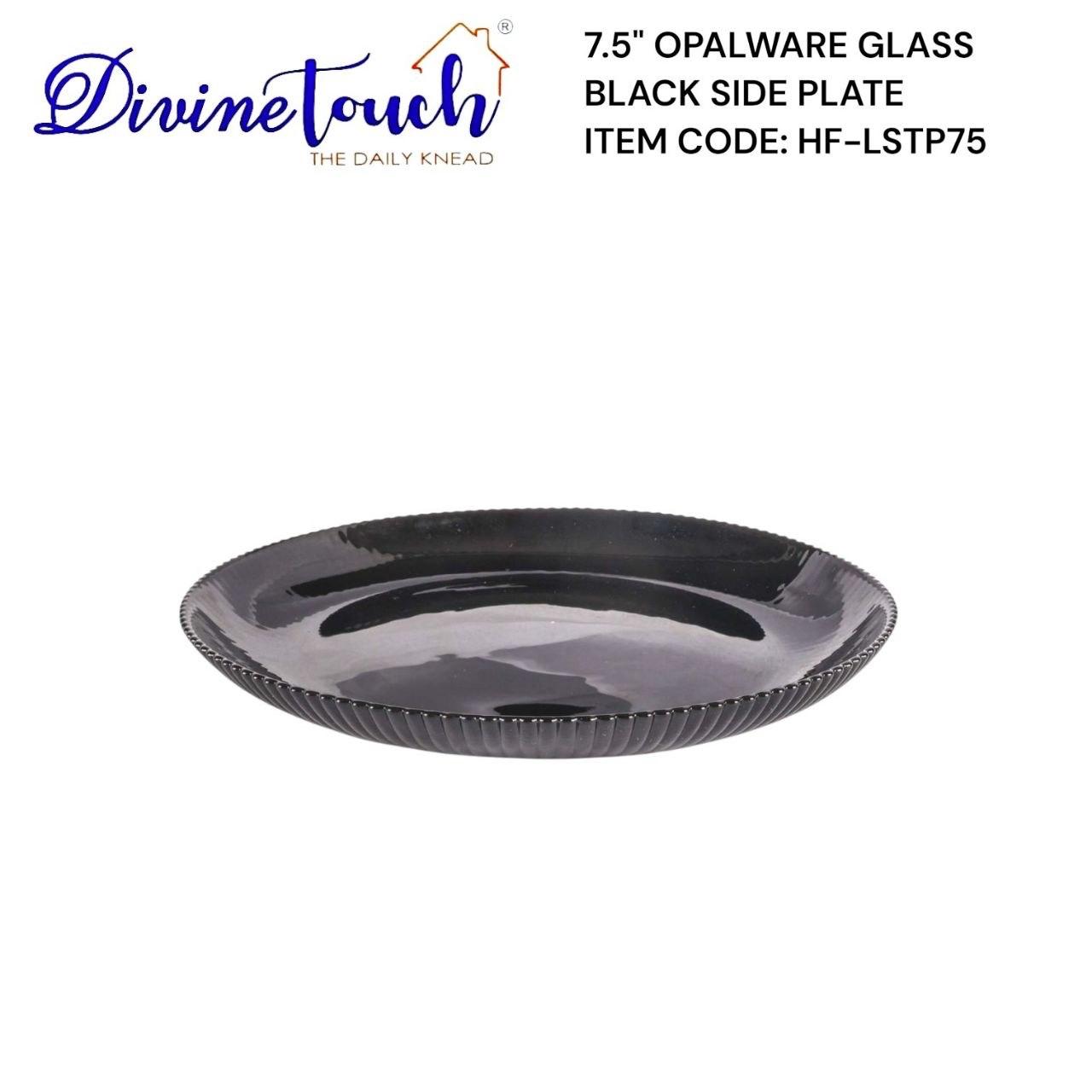 Store Some Black Side Plate 7.5 Inch Hflstp75