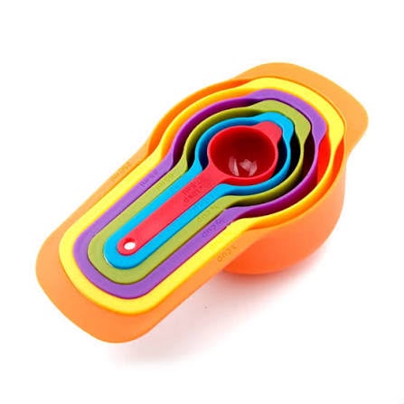 Coloured Measuring Cup Spoon Cmcs