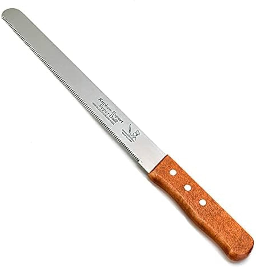 982308 Ns298230 Wooden Handle Bread Knife