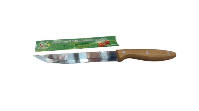 Chang Feng Fruit Knife 7 Inch With Wooden Handle Fk7107